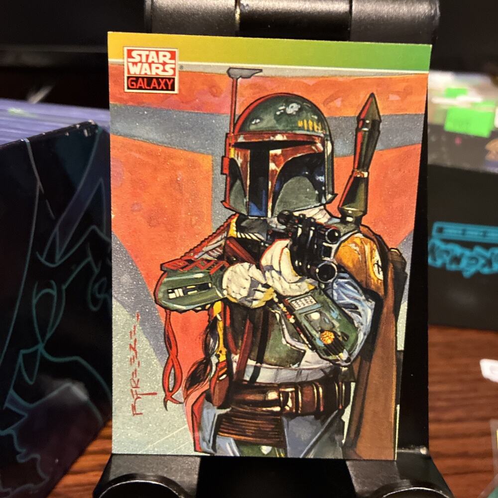 Boba Fett - 1993 Topps Star Wars Galaxy New Visions Brian Stelfreeze B Card #127